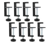 LDHHYH 8Pcs G Clamps for Woodwork, Adjustable G Clamps, Heavy Duty Universal Wood Clamps for Woodworking, Small Screw Table Bar Clamps for Carpentry DIY Projects Woodworking