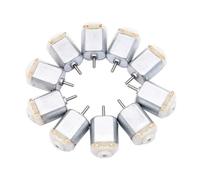 LDHNFBYV 2/5/10Pcs 130 Micro DC Motor 3V-6V 8000RPM Miniature Electric motor four-wheel motor small(10PC)