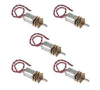 LDHNFBYV 5pcs Mini Micro N20 Gear Motor DC 3V-6V Slow Speed Full Metal Gearbox