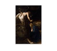 LdinMEX Caravaggio ArtWork - Annunciation Print Poster Canvas Wall Art Prints Photo Picture Paintings Room Decor Home Decorative 16x24inch(40x60cm)