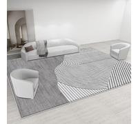 Ldiuttu Large Area Rug 180x280cm Rugs for Living Room Rectangle Soft Washable Carpet Home Decor for Bedroom Playroom Office Dining Room Modern Geometric Gray