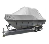 LDIW 100% Waterproof Trailerable 600D Boat Cover, UV Protected 17-27FT Oxford Cloth Fits V-Hull Tri-Hull Runabout Jumbo Boat Cover Bag,25 27FT