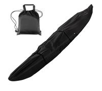 LDIW 420D Kayak Cover Canoe Cover, Upgraded Full Wrap Kayak Cover, Waterproof & UV Protection, for Indoor/Outdoor Storage, Kayak Accessories,Black,13FT: 4mx0.76m