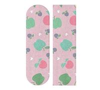 LDIYEU Cute Summer Fruit Skateboard Grip Tape Sheets Creative Longboard Waterproof Griptapes for Youth Boys Girls Kids Men No Bubble Free Easy to Apply.(9"X33" 1Pcs)