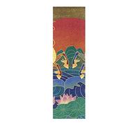 LDIYEU Dragon Art Culture Floral Skateboard Grip Tape Sheets Creative Longboard Waterproof Griptapes for Youth Boys Girls Kids Men No Bubble Free Easy to Apply(9"X33" 1Pcs)
