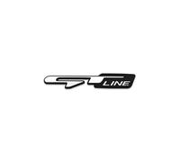 LDJSNC Car Emblems for Peugeot 206 308 Gt Line, Car Logo Front Grill Emblem Badge Hood Trunk Rear Logo Badge Emblem Replacement, Car Body Tuning Styling Accessories