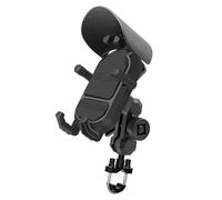 LDJSNC Motorbike Phone Mount for Super Cub 125 2020-2024, 360° Adjustable Bike Motorcycle Phone Holder, Anti-fall Anti-Vibration Easy Install Cycling Motorbike Stand,B Handlebar Type