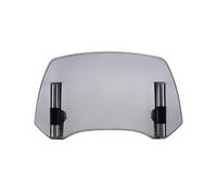 LDJSNC Motorcycle Windscreen for Harley Davidson FXDR 114 2019-2020, Adjustable Windshield Extension, Universal Motorbike Wind Deflector, Windproof Noise Reduction for Riding,B-Smoke