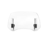 LDJSNC Motorcycle Windscreen for Triumph Rocket 3 Cruisers, Adjustable Windshield Extension, Universal Motorbike Wind Deflector, Windproof Noise Reduction for Riding,A-Transparent