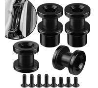 LDJXDADI 4 Point Docking Hardware Kits Quick Release Sissy Bar Luggage Rack Fit for Touring Street Glide Electra Glide Road Glide Road King 2009-2024（ Black）