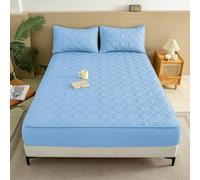 LDLCYCN 100% Waterproof Mattress Protector Bed Cover Dustproof Fitted Sheet Washable