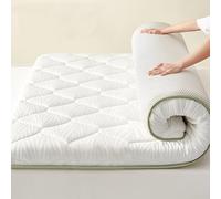LDLCYCN Beige/9cm,120x190cm, Floor Futon Mattress Japanese Futon Mattress Topper Thicken 6Cm/9Cm Roll Up Mattress Soft Comfortable Dormitory Mattress Pad for Sleeping Mat Camping Mattress