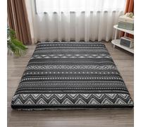 LDLCYCN D,120x200cm(FULL), Futon Mattress Cover with Zipper for Full/Queen/King Size Dustproof Japanese Floor Mattress Futon Cover Soft Comfort Sleeping Mat Cover for Bedroom Machine Washable