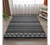 LDLCYCN D,90x200cm, Futon Mattress Cover with Zipper for Full/Queen/King Size Dustproof Japanese Floor Mattress Futon Cover Soft Comfort Sleeping Mat Cover for Bedroom Machine Washable