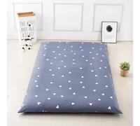 LDLCYCN E,135x200cm, Futon Mattress Cover with Zipper for Full/Queen/King Size Dustproof Japanese Floor Mattress Futon Cover Soft Comfort Sleeping Mat Cover for Bedroom Machine Washable