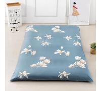 LDLCYCN Floor Futon Mattress Cover with Zipper Queen Japanese Floor Mattress Futon Cover Dustproof Mattress Protector Futon Slipcover Washable Soft Cover for Bedroom,L,120x200cm(FULL)