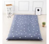 LDLCYCN Floor Futon Mattress Cover with Zipper Queen Japanese Floor Mattress Futon Cover Dustproof Mattress Protector Futon Slipcover Washable Soft Cover for Bedroom,P,100x200cm(TWIN)