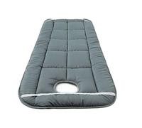 LDLCYCN Gray(R),190 * 70cm, Massage Table Pad Thicken Massage Bed Mattress Topper with Face Hole Spa Bed Pad with Elastic Band Non-Slip Lash Bed Pad Soft Comfortable for Beauty Salon