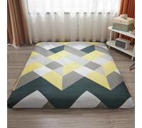 LDLCYCN P,90x200cm, Futon Mattress Cover with Zipper for Full/Queen/King Size Dustproof Japanese Floor Mattress Futon Cover Soft Comfort Sleeping Mat Cover for Bedroom Machine Washable