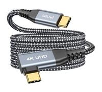 LDLrui 1.8M Right Angle USB C Cable 2-Pack, 20Gbps, 4K Video, 100W PD | USB-C Displays, Dual Monitor Setups, Docking Stations, Long Reach Connections, Cleaner Cable Routing, Full-Featured USB-C