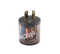 LDMINDA 2 Pin Electronic LED Flasher Relay 12V LED Turn Signal Light Blinker Relay Electronic Turn Signal Flasher Relay 2 Prong Flasher Relay 20 Amps FixTurn Signal Bulbs for Universal Model