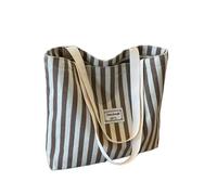 LDMYB Corduroy Large Zip Vertical Square Bag with Stitching Polyester Lining 1 Strap Single Shoulder Handbag for Business Commute Daily Wear School Study