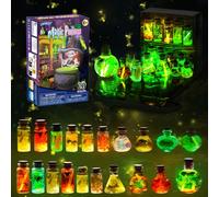 LDomet Magic Potions Craft Kit for Kids - Mix 20 Glow Witch Bottles, Fairy Magic Potions Making Kit - Christmas Decorations Birthday Gifts for Girls