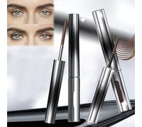 LDOZ Judy Doll Mascara, 3D Strong Curling Iron Mascara, Intense Length, No Flaking, Non-Clumping, Smudge Proof, Long Lasting(2PCS/Brown)