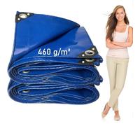 LDQBF Tarp Cover,0.5x0.5m 460g/m² pvc tarpaulin Tarp Multipurpose Protective Cover,Leightweight,Waterproof,Weather Proof Blue