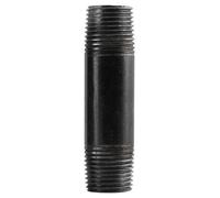 LDR Industries 300 12X2 Pipe Nipple, Black, 1/2-Inch X 2-Inch