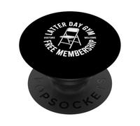 LDS Church Funny Mormon Gym Latter Day PopSockets Adhesive PopGrip