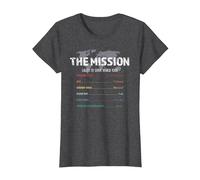 LDS Mission World Tour Rock Concert T-Shirt, Women, Dark Heather Grey, Medium