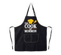 LDS Mormon Apron Cook Of Mormon Apron LDS Bishop Gift Christ Aprons LDS Baptism Gift FSY Youth Camp Cook Chef Gifts (the cook of ap2)