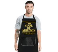LDS Mormon Apron Cook Of Mormon Apron LDS Bishop Gift Christ Aprons LDS Baptism Gift FSY Youth Camp Cook Chef Gifts (TheCook uk)