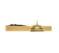 LDS Mount Timpanogos Utah Temple Gold Steel Tie Bar - Tie Clip - Priesthood Gift, LDS Missionary, Tie Clip