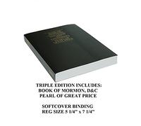 LDS Triple Combination - Book of Mormon, Doctrine and Covenants, Pearl of Great Price (BLACK COVER)