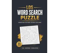 LDS Word Search Puzzle: 55 Puzzles Word Search about LDS and More | 6x9 inches, 110 pages | Gift for LDS, Mormon & Saints Lover