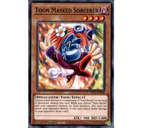 LDS1-EN058 1st Ed Toon Masked Sorcerer Common Card Legendary Duelists: Season 1 Single Card