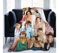 Ldsgdfst Blanket Brad Pitt Soft and Comfortable Wool Fleece Throw Blankets for Sofa Office car Camping Yoga Travel Home Decoration Cozy Plush Beach Blanket Gift 40"x30"