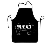 Ldsgdfst Nienxksecc Rub My Butt Then You Can Pull My Pork Funny Aprons Personalized Aprons