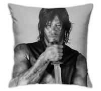 Ldsgdfst Norman Reedus Pillowcase Daryl Dixon Soft Comfortable Pillow Covers with Zipper Pillow Protectors 18x18 inch