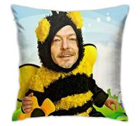 Ldsgdfst Norman Reedus Pillowcase Daryl Dixon Soft Comfortable Pillow Covers with Zipper Pillow Protectors 18x18 inch