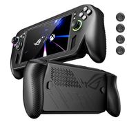 LDSXAY Compatible with ASUS ROG Xbox Ally X Case with Button Caps, Soft Silicone Shockproof Anti-Scratch Protective Case Cover for ROG Xbox Ally X 2025, Black