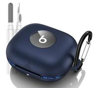 LDSXAY for Beats Powerbeats Pro 2 Case Cover, Shockproof Magnetic Case for Powerbeats Pro 2 2025 Wireless Earbuds, Magnetic Lock Lid Protective Cover with Cleaner Kit & Carabiner (Midnight Blue)