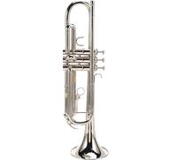 LDT500 SLADE Silver Bb Small Trumpet with Silver-Plated Mouthpiece - Professional Quality, Lightweight, Ideal for Beginners and Advanced Players