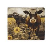 LDTVSFZQ 3D Animal Brown Cow Full Print Wallet, Double Fold Credit Card Wallet Change Wallet Card Case Money Organizer Wallet Cash Wallet with Smooth Zipper for Women Ladies Women, style, One Size