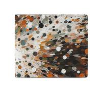 LDTVSFZQ Dots of Different Full Print Wallet, Double Fold Credit Card Wallet Change Wallet Card Case Money Organizer Wallet Cash Wallet with Smooth Zipper for Women Ladies Women, style, One Size