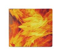 LDTVSFZQ Fire Vs Ice Art Full Print Wallet, Double Fold Credit Card Wallet Change Wallet Card Case Money Organizer Wallet Cash Wallet with Smooth Zipper for Women Ladies Women, style, One Size