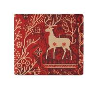 LDTVSFZQ Reindeer Pattern Full Print Wallet, Double Fold Credit Card Wallet Change Wallet Card Case Money Organizer Wallet Cash Wallet with Smooth Zipper for Women Ladies Women, style, One Size