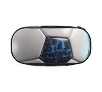 LDTVSFZQ Soccer Sports Ball Pencil Pen Case Large Capacity Cute Pencil Pouch Bag With Double Zipper Portable Pen Holder Box Organizer Makeup Bag For Women Men